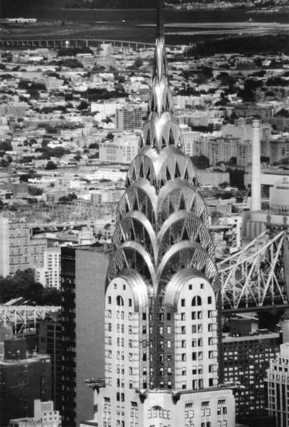 What is unique about the design of the chrysler building #2
