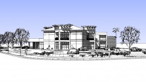 Concept Drawing for Auto Dealership